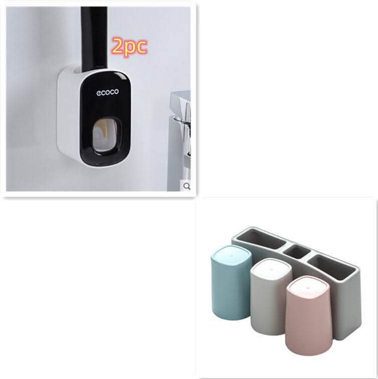 Automatic Toothpaste Dispenser - Wall Mount Bathroom Set - Vezir