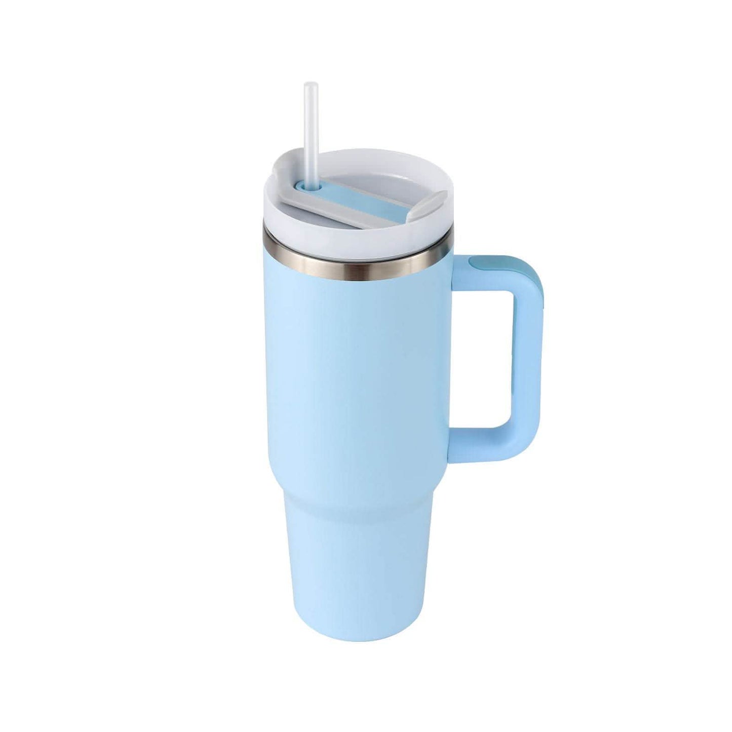 40oz Insulated Tumbler - Stainless Steel Travel Mug with Handle - Vezir