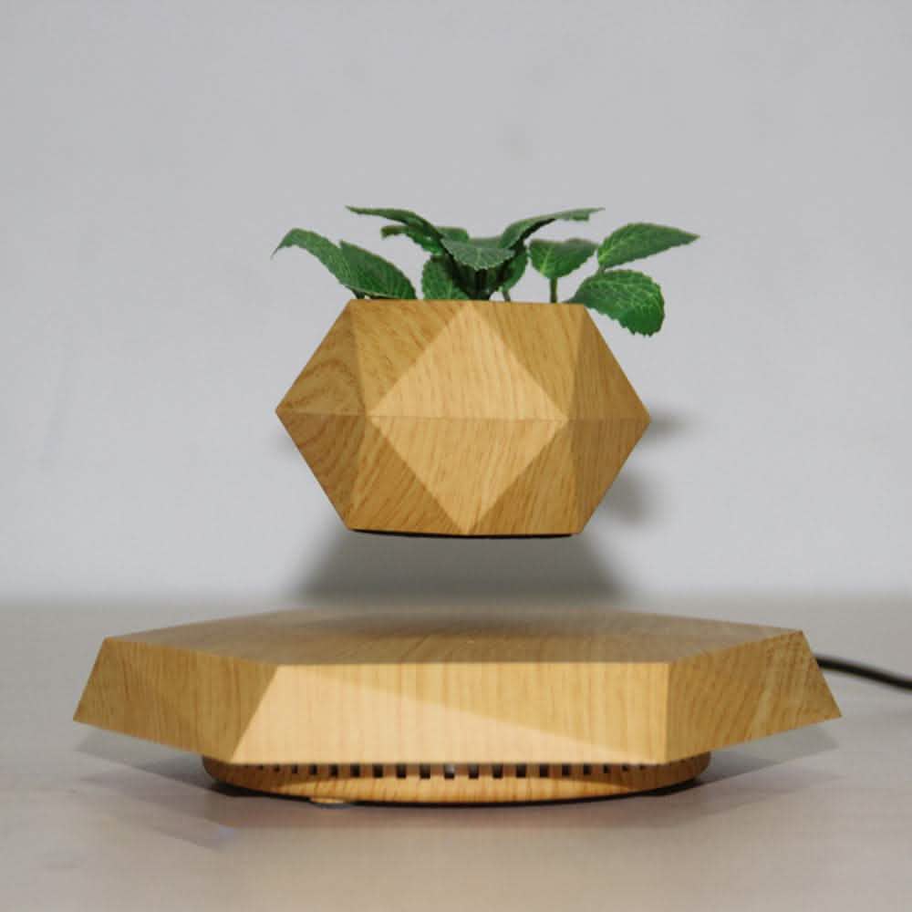 Magnetic Levitating Planter - Floating Bonsai Air Plant Pot - Vezir