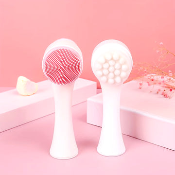 1Pc- Silicone Pet Paw Cleaner & Massage Brush - Dual-Sided Dog Grooming Tool for Healthy Coats and Claws