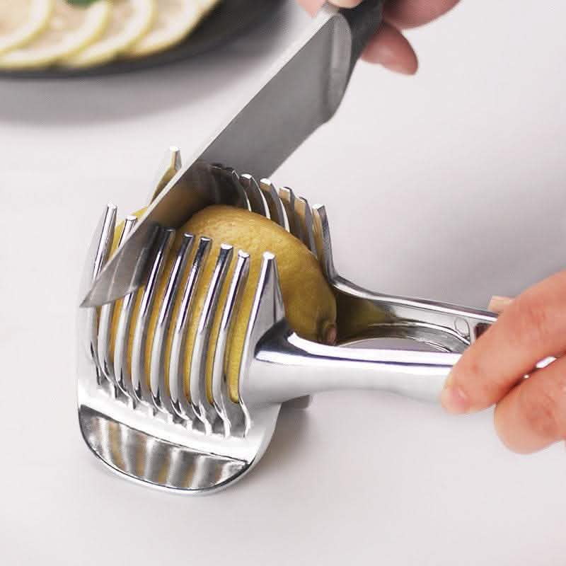 Lemon Slicer Tool - Premium Citrus Cutting Kitchen Gadget - Vezir