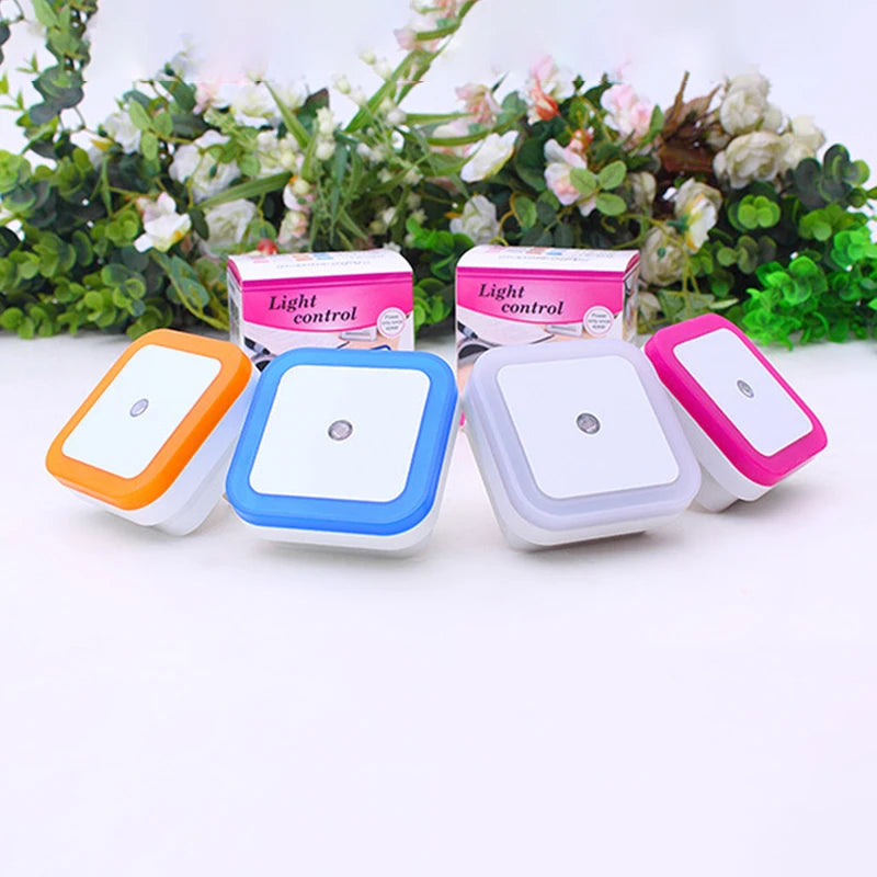 1/2PCS Wireless Night Light LED Motion Sensor Light Night Lamp Children Bedroom Bedside Table Cabinet Lighting EU/US Plug Lamps