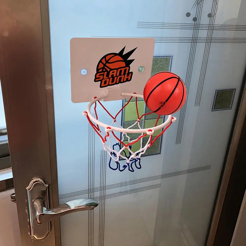 Mini Basketball Hoop Portable Funny Indoor Home Toy Stand Set for Kids Adults