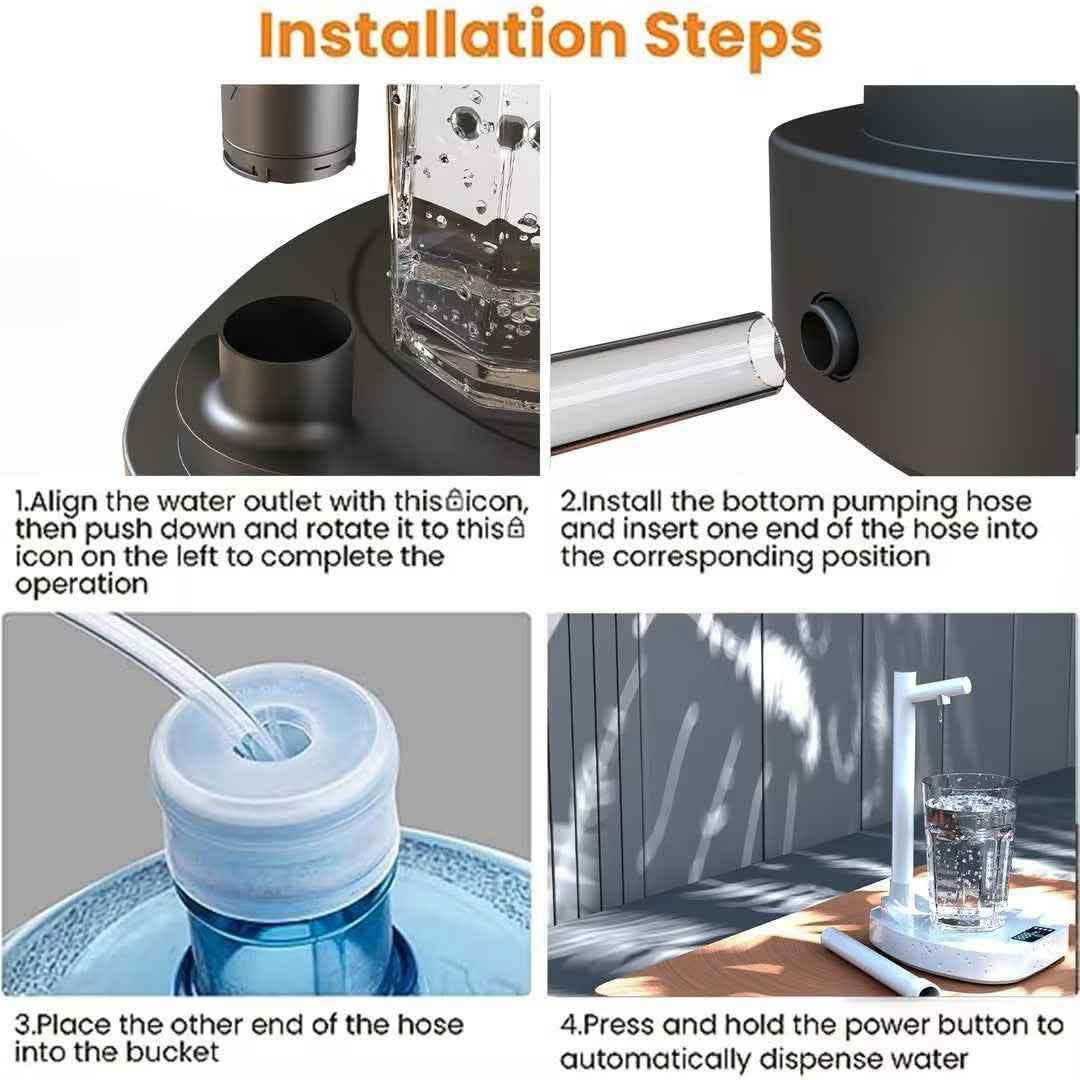Automatic Water Dispenser - Desktop Rechargeable Pump - Vezir