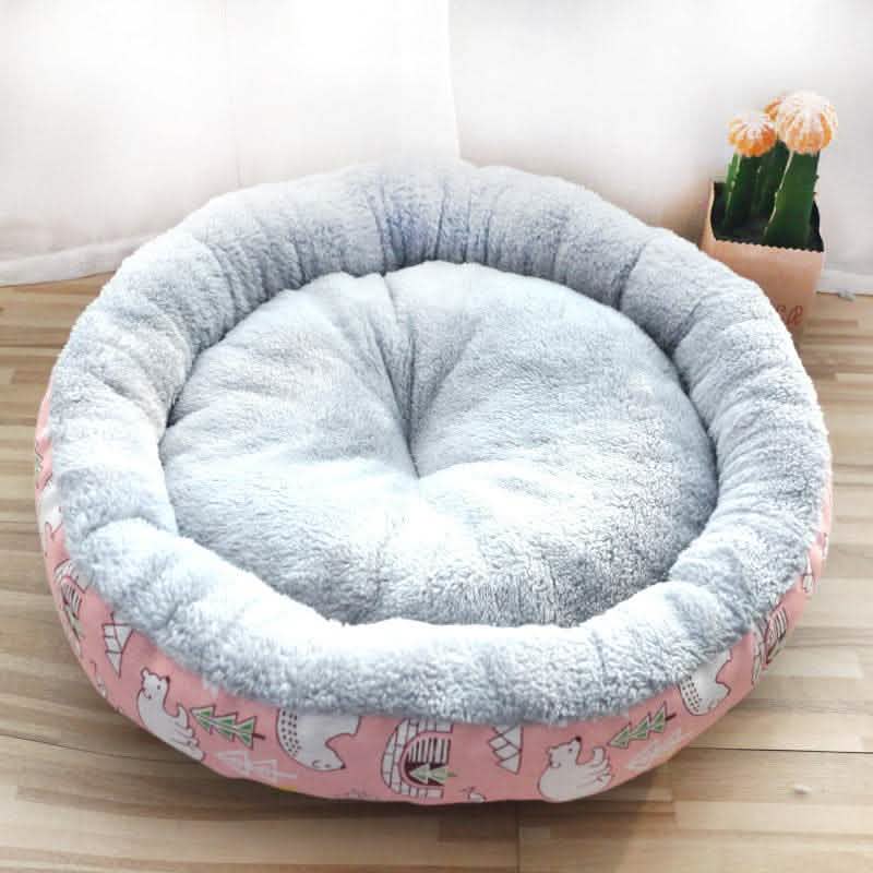 Pet Litter Pad - Round Cotton Padded Mat for Dogs & Cats - Vezir