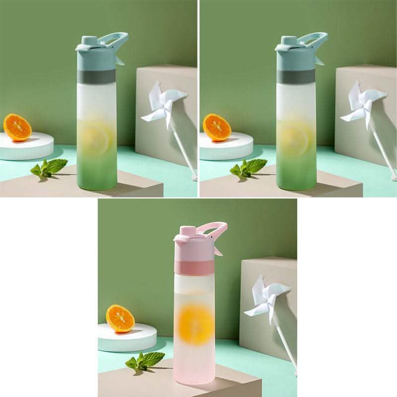 Spray Water Bottle - Large Capacity Outdoor Sports Fitness Cup - Vezir