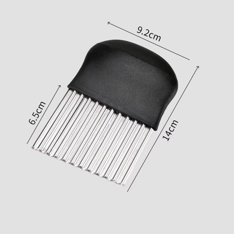 Crinkle Potato Chip Slicer Black