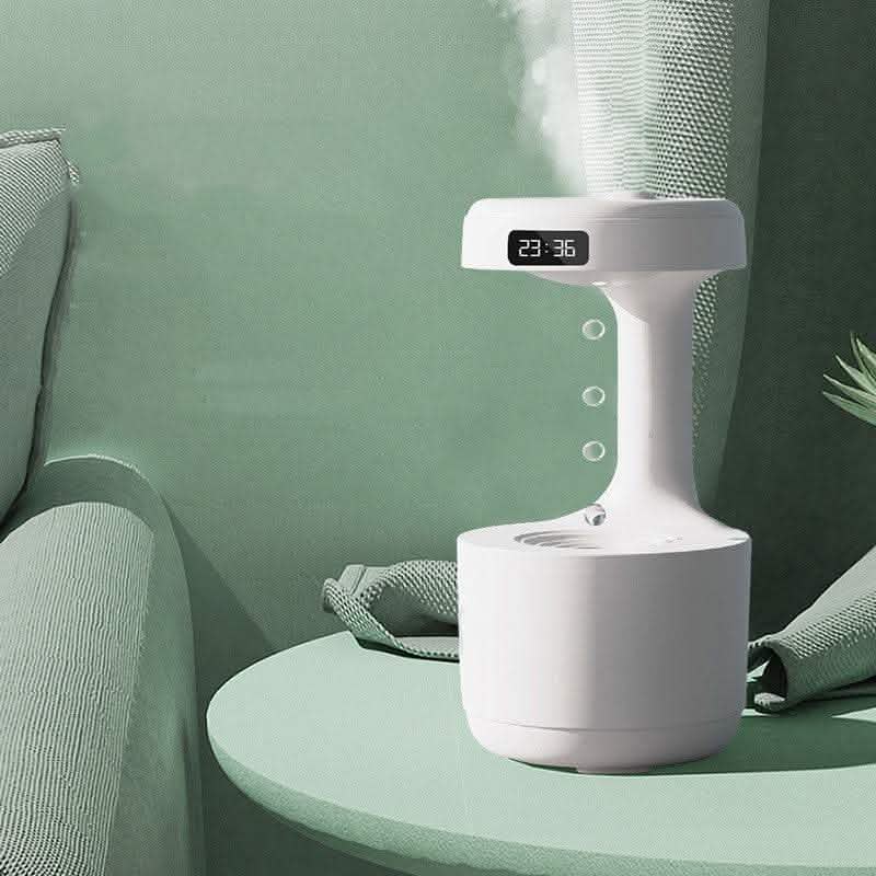 Anti-Gravity Humidifier - Bedroom Clock Water Drop Diffuser - Vezir