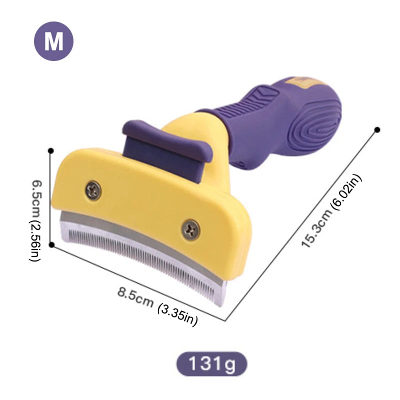 Dog Brush Grooming Accessories Cat Hair Care Supplies Pet Hair Remover Knotting Comb Large Dogs Animal Short Hair Dogs anti Lice M-75Mm