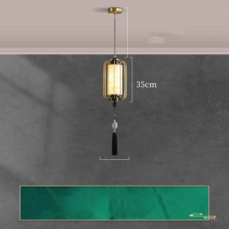 Zen Hanging Wire Bedside Lamp - Chinese Minimalist Design - Vezir