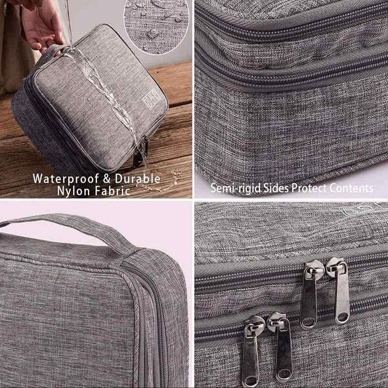 Electronics Organizer - Travel Cable Storage Bag Waterproof - Vezir