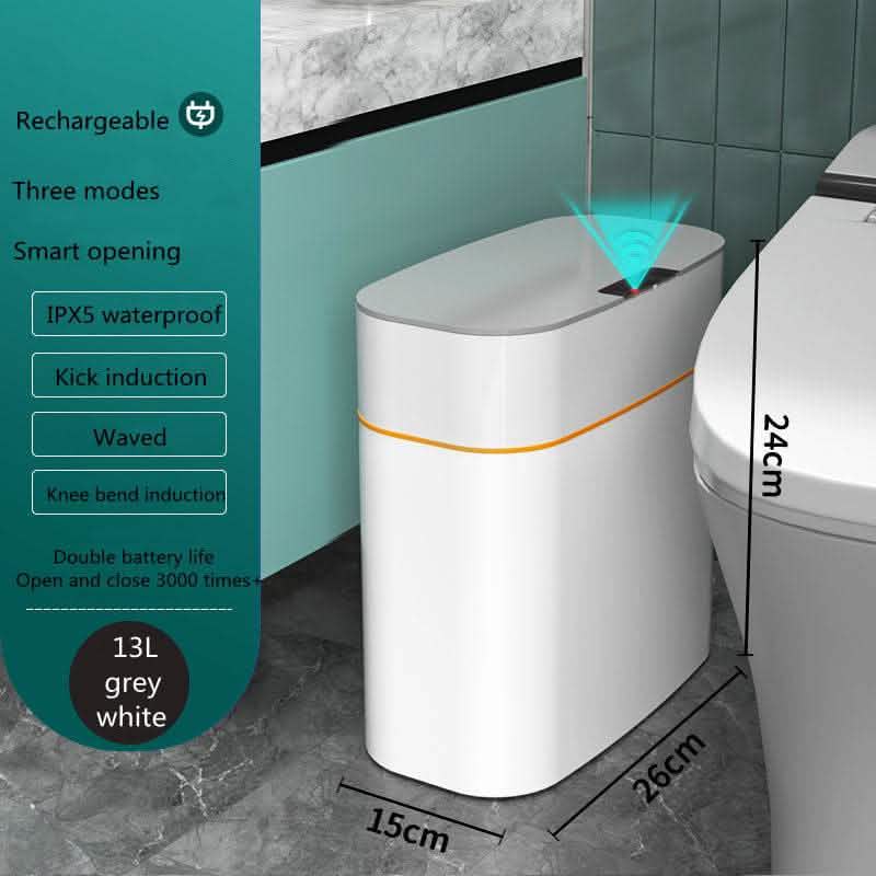 Smart Automatic Trash Can - Induction Lid Storage Box - Vezir