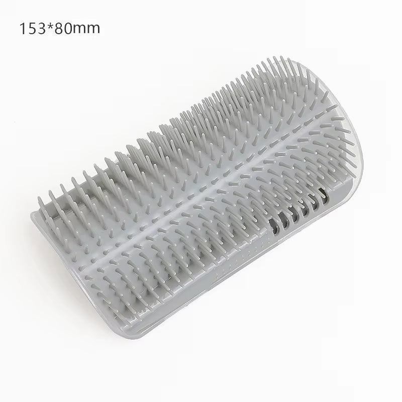 Cat Massage Tool Pet Hair Removal Massage Comb Wall Corner Self Cleaning Rubbing Brush Cats Toys Pet Beauty Supplies Gray 153X80Cm