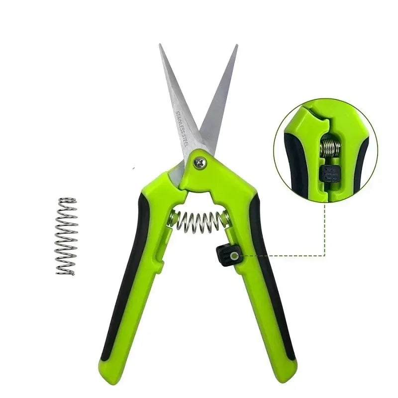 6.5" Precision Gardening Scissors – Stainless Steel Blades for Clean, Accurate Cuts