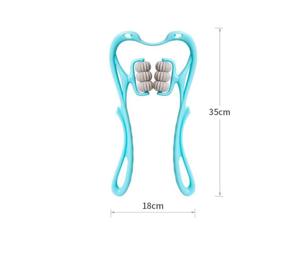 6-Wheel Manual Neck Massager - Multifunctional Massage Tool - Vezir