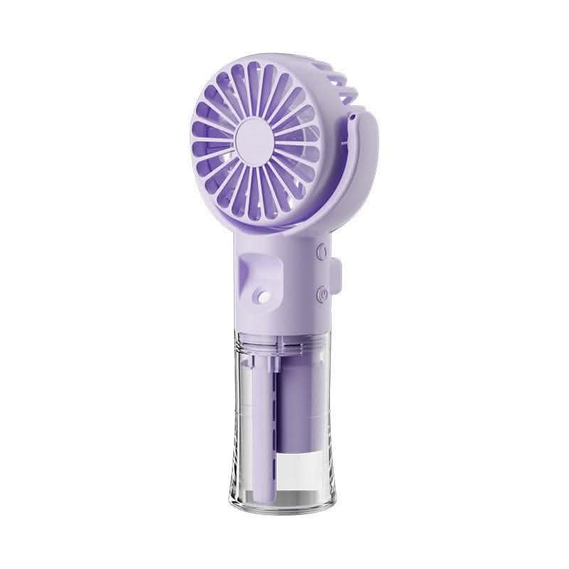 Portable Spray Mist Fan - 4-Speed USB Rechargeable Cooler - Vezir