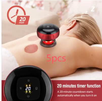 Electric Vacuum Cupping Massager for Anti-Cellulite Therapy