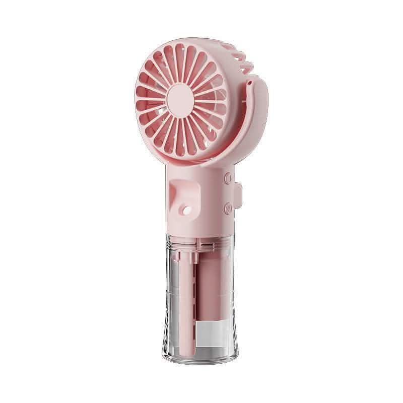 Portable Spray Mist Fan - 4-Speed USB Rechargeable Cooler - Vezir