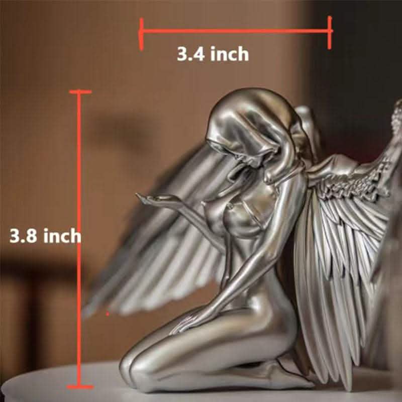 Angel Wings Resin Ornament - Indoor Decorative Art Sculpture - Vezir