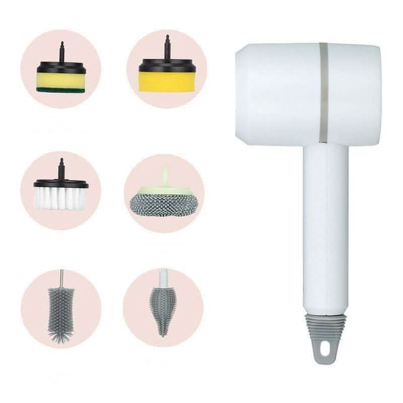 Electric Dishwashing Brush - Wireless USB Rechargeable Cleaner - Vezir