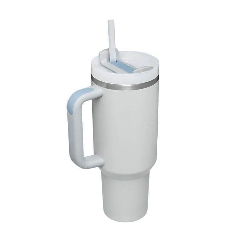 40oz Insulated Tumbler - Stainless Steel Travel Mug with Handle - Vezir