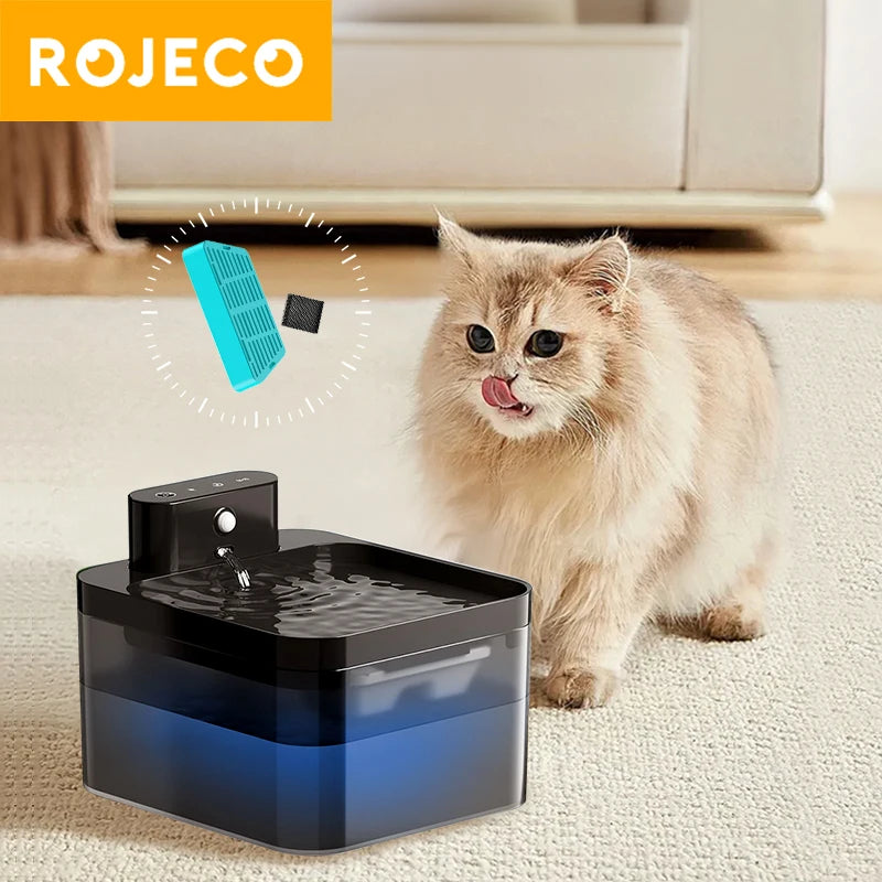 Water Fountain Replaceable Filter for 2.2L Wireless Cat Water Foutain Filters Cats Drinkers Pet Water Purifier Filters
