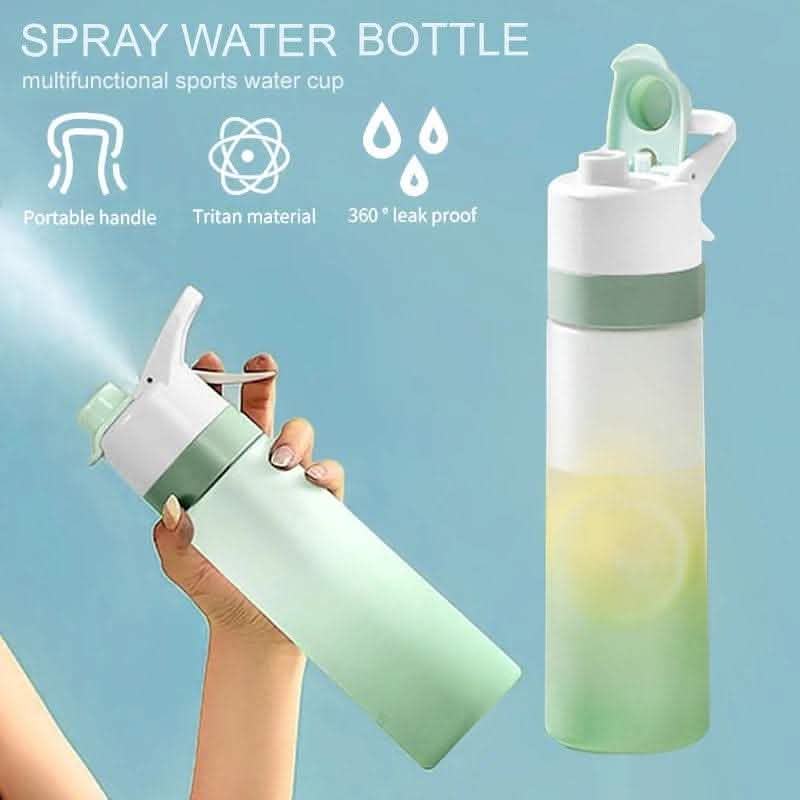 Spray Water Bottle - Large Capacity Outdoor Sports Fitness Cup - Vezir