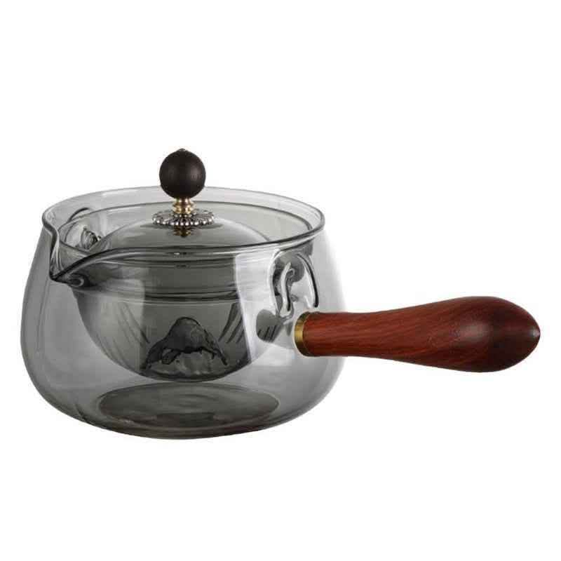 Glass Teapot with Infuser - Semi-Automatic Rotary Tea Maker - Vezir