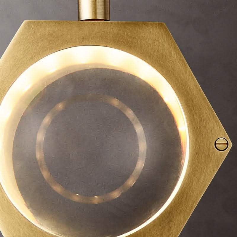 Copper Crystal Chandelier - Luxury Bedside Table Lamp - Vezir