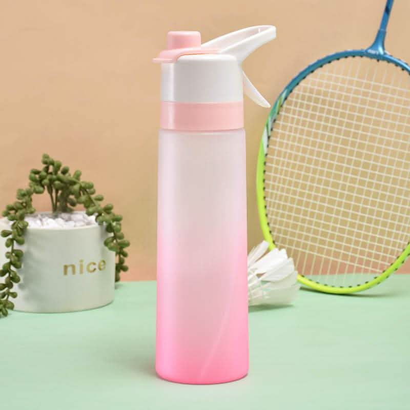 Spray Water Bottle - Large Capacity Outdoor Sports Fitness Cup - Vezir