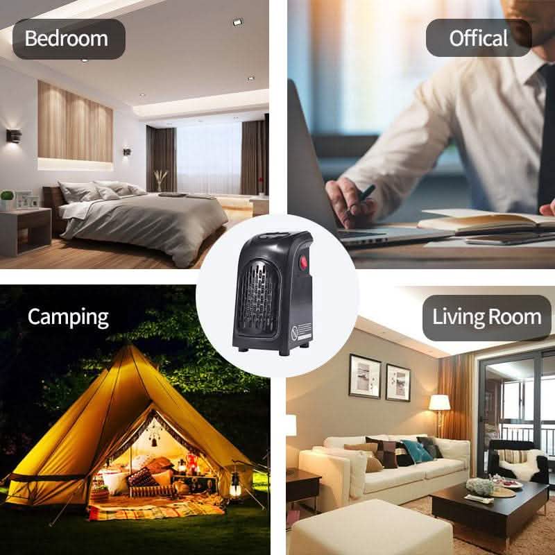 Mini Winter Air Heater - Electric Room Wall Ceramic Fan - Vezir
