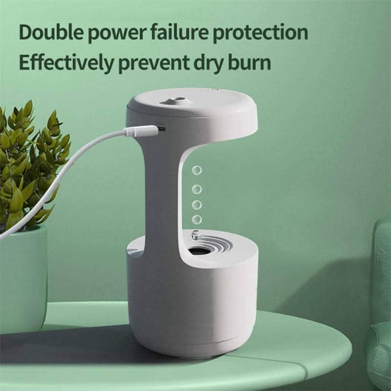 Anti-Gravity Humidifier - Bedroom Clock Water Drop Diffuser - Vezir