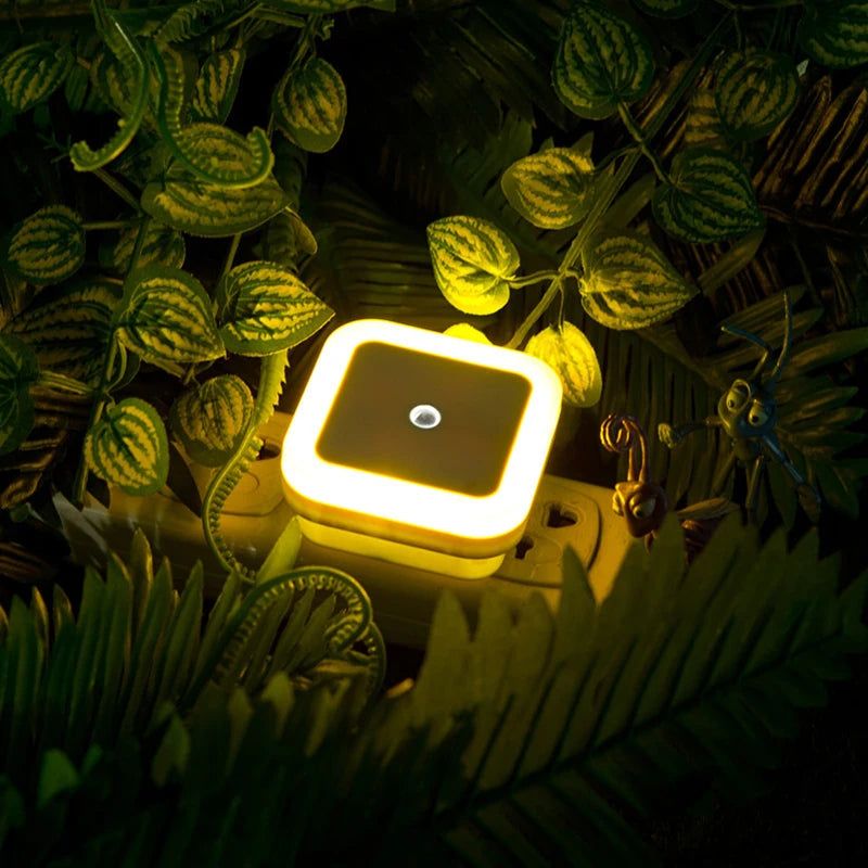 1/2PCS Wireless Night Light LED Motion Sensor Light Night Lamp Children Bedroom Bedside Table Cabinet Lighting EU/US Plug Lamps