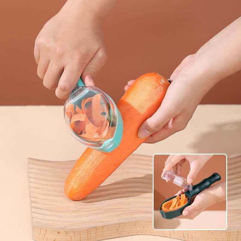 Elite Peeling Knife - Storage Lid Fruit Potato Kitchen Tool - Vezir