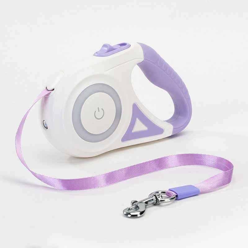 Luxury Retractable Dog Leash - LED Spotlight Walking System - Vezir