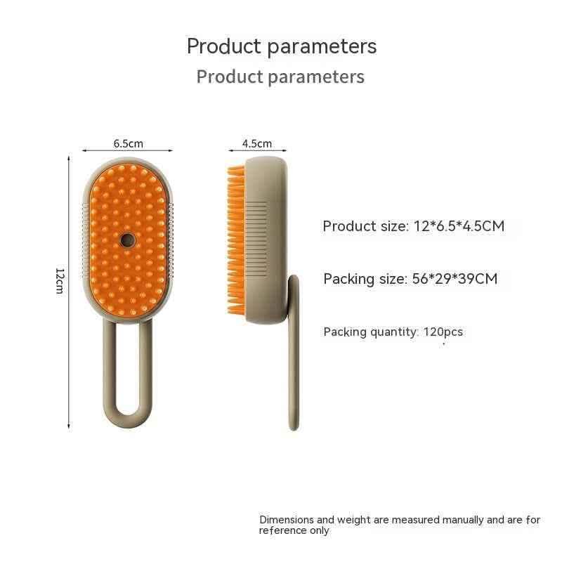 Premium Steam Pet Brush - Electric Grooming Spa System - Vezir