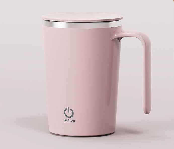 Electric Mixing Coffee Cup - Automatic Stirring Magnetic Mug - Vezir