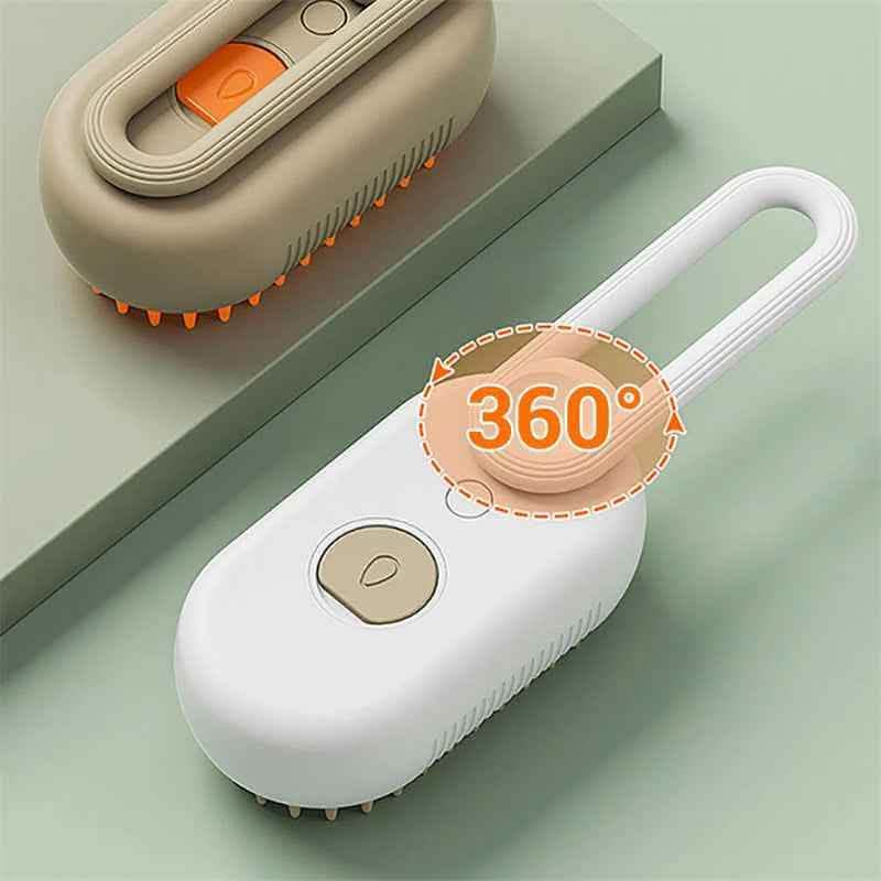 Premium Steam Pet Brush - Electric Grooming Spa System - Vezir