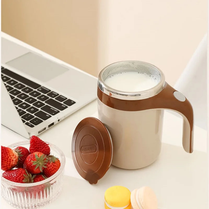 The New Fully Automatic Mixing Mug Is Kept Warm Practical Rechargeable the Style Is Novel and the Wireless Coffee Cup