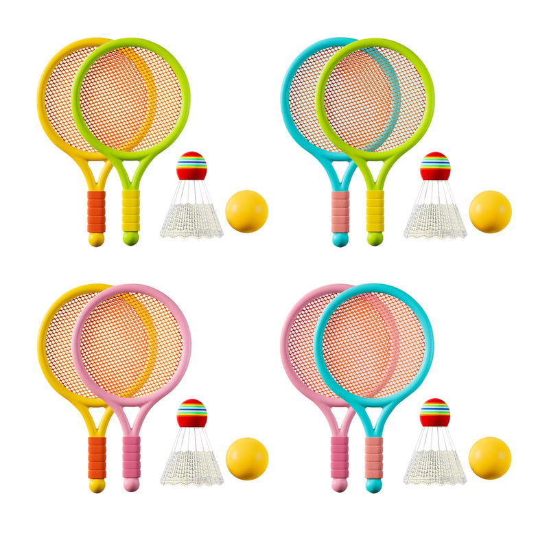Children Badminton Tennis Set Sports Durable Tennis Racket for Kids for Play Beginner Players Beach Toys Indoor Outdoor Boys