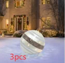 60CM Inflatable Christmas Ornament - Giant PVC Decor