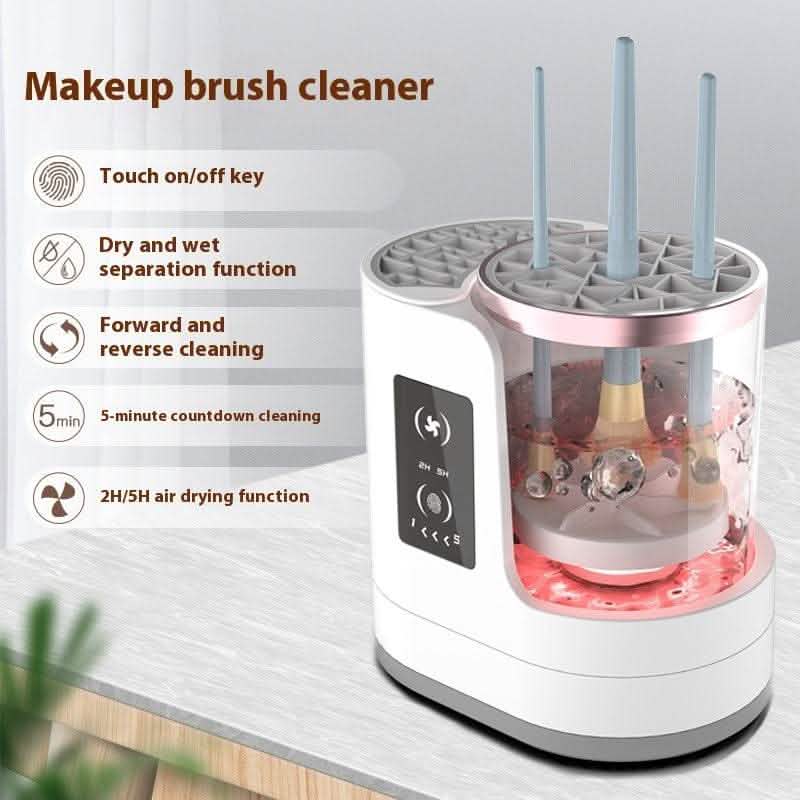 Electric Makeup Brush Cleaner - Rechargeable Automatic Stand - Vezir