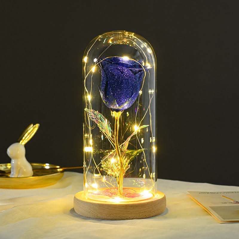 Eternal Rose LED Light - Valentine's Day Glass Cover Gift - Vezir