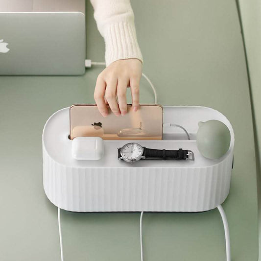 Power Strip Wire Case - Cable Storage Box Organizer - Vezir