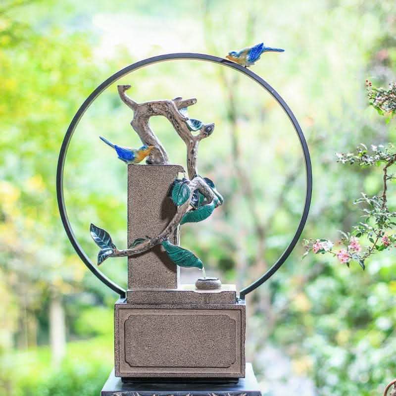 Indoor Rockery Water Fountain - Creative Living Room Decor - Vezir