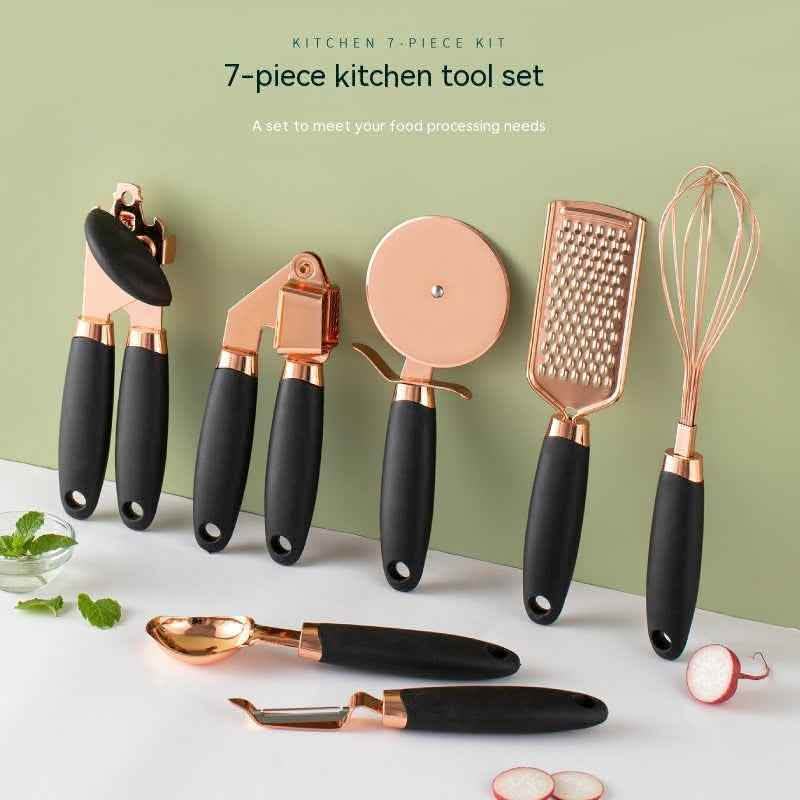 Copper Plated Kitchen Peeler Set - Premium Household Gadgets - Vezir