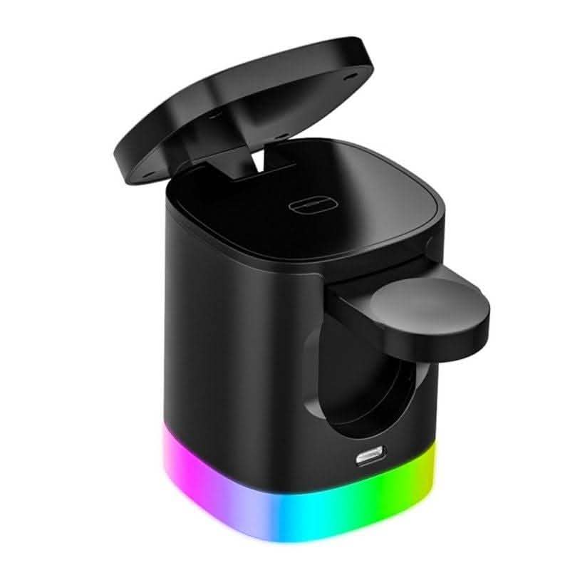 3-in-1 Wireless Charging Station - Magnetic Fast Charger RGB - Vezir