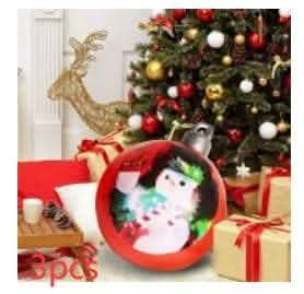 60CM Inflatable Christmas Ornament Ball - Giant PVC Decoration - Vezir