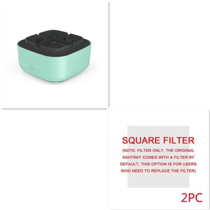 Smart Air Purifying Ashtray - Smoke Removal & Anion Technology - Vezir