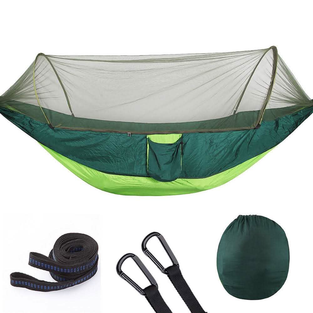 Automatic Quick-Opening Hammock - Mosquito Net Camping Bed - Vezir
